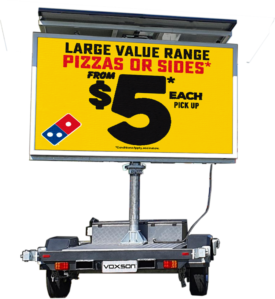 Voxson V6S Solar 1920 x 960 LED Sign